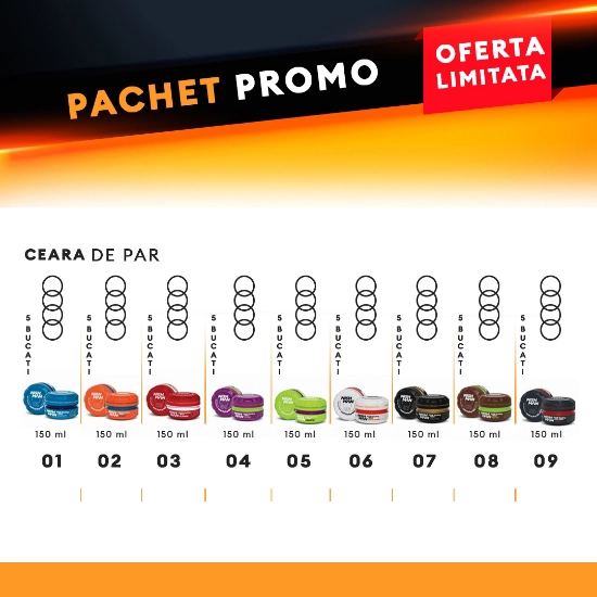 NISH MAN - Pachet promo - Ceara de par - 5 buc