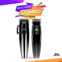 Set JRL - Masina de tuns + Masina de contur - fara fir  - Black