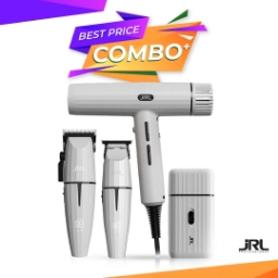 Set combo - JRL - Masina de tuns + Masina de contur + Masina de ras + Uscator de par- GHOST3 - fara fir  