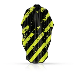 Pelerina coafor/frizerie - ROVRA - Splash - Verde/Negru 
