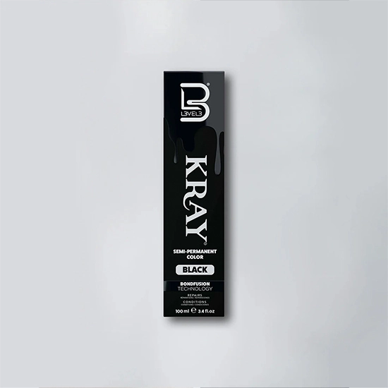 Vopsea semi - permanenta - L3VEL3 -  Negru - 100 ml 