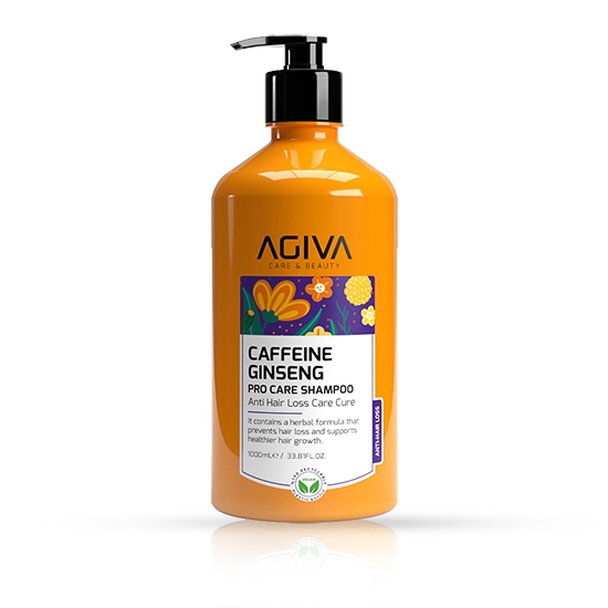 Sampon revitalizant pentru par - AGIVA -  Caffeine Ginseng - 1000 ml  