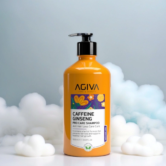 Sampon revitalizant pentru par - AGIVA -  Caffeine Ginseng - 1000 ml  