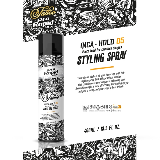 Fixativ pentru par - PRORAPID - Hold 05 - 400 ml 