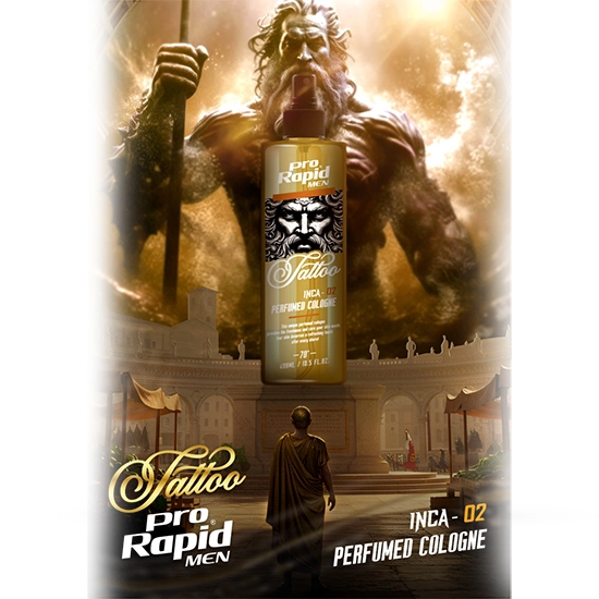 After shave colonie - PRORAPID - Tattoo INCA - 02 - 400 ml  