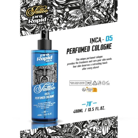 After shave colonie - PRORAPID - Tattoo INCA - 05 - 400 ml 