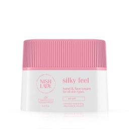 Crema pentru fata si maini - NISH LADY -  Silk Feel - 275 ml  