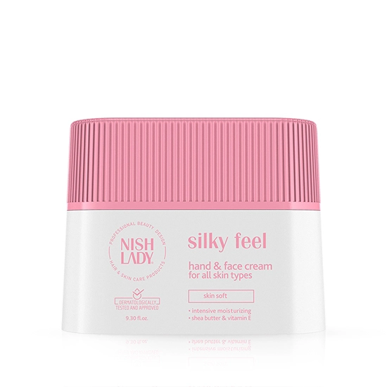 Crema pentru fata si maini - NISH LADY -  Silk Feel - 275 ml  