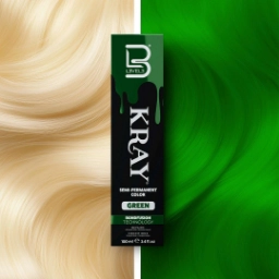 Vopsea semi - permanenta - L3VEL3 -  Verde - 100 ml