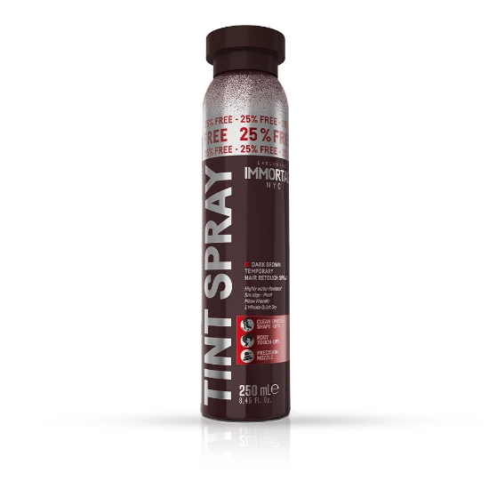 Spray pentru colorarea parului - IMMORTAL - Saten Inchis - 250 ml 