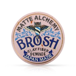 Ceara pentru par - BROSH - Pomade - Clay Fiber - 120 gr  