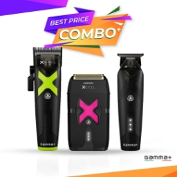 Set GAMMA+ XCELL  - Masina de tuns + Masina de contur + Masina de ras 