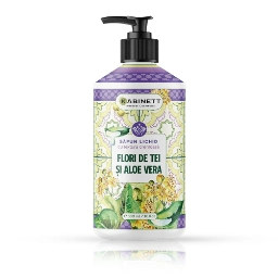 Sapun Lichid - KABINETT - 500 ml - Flori de Tei si Aloe Vera