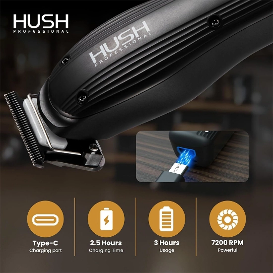 Imagine Masina de contur - HUSH PROFESSIONAL / T2 - 7200 RPM - fara fir 