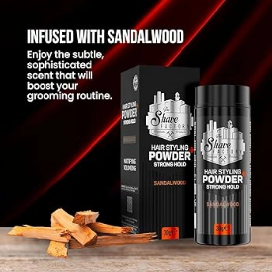 Imagine Pudra - SHAVE FACTORY - de volum si efect mat 30 gr - SANDALWOOD