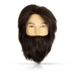 Imagine Cap de manechin + barba EXALTO - MIKE - par 100% natural