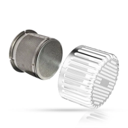 Imagine Capac + filtru de schimb pentru uscator de par JRL Forte - Alb