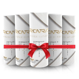 Imagine Pachet promo - Gulere de hartie Rovra pentru frizerie - set 5 role - 6 buc