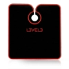 Imagine Pelerina frizerie/coafor - L3VEL3  - guler neopren -  negru cu tiv rosu