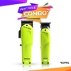 Set ROVRA - PULSE - Masina de tuns verde + Masina de contur 