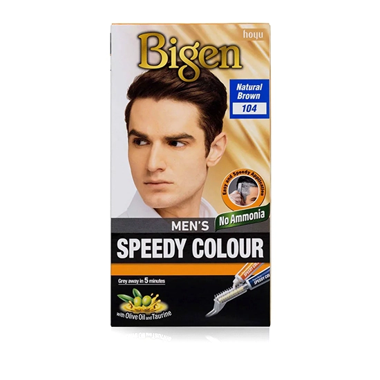 Vopsea de par  - BIGEN -  Natural Brown B 104 - Saten natural