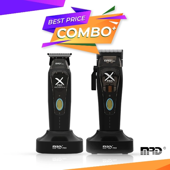 Set MRD - Masina de tuns - MRD - Vector - Black - 11.000 RPM - HC-999C + Masina de contur - MRD - Vector X3.0 - Neagra GMT-999C