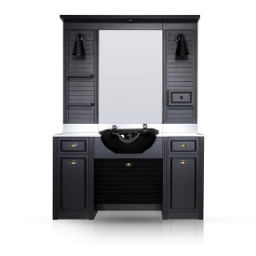 Mobilier Frizerie / Barber Shop - MENOSER - ALICANTE  MSR-P006 cu chiuveta