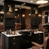 Mobilier Frizerie / Barber Shop - MENOSER - ALICANTE  MSR-P006 cu chiuveta