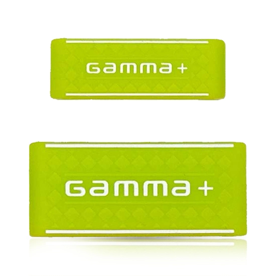 Set gripuri de silicon GAMMA+ - pentru masini de tuns/contur/ras - Verzi