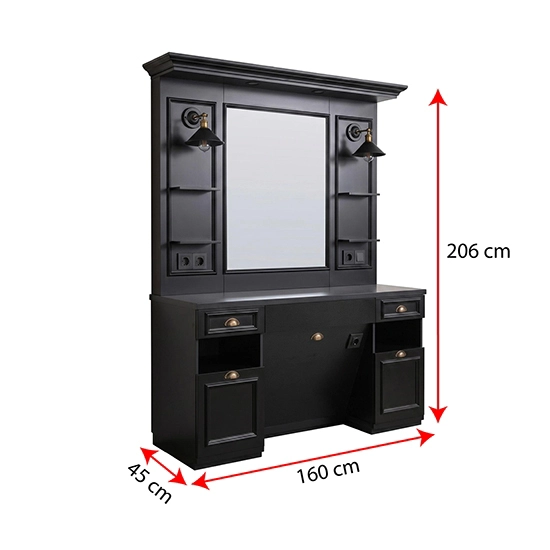Mobilier Frizerie / Barber Shop - MENOSER - VALENCIA  MSR-P005 fara chiuveta  