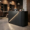 Receptie pentru Frizerie / Barber Shop - MENOSER - Verona -  MSR-P 003 - black - cu led