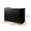Receptie pentru Frizerie / Barber Shop - MENOSER - Florence -  MSR-P 002 - black 