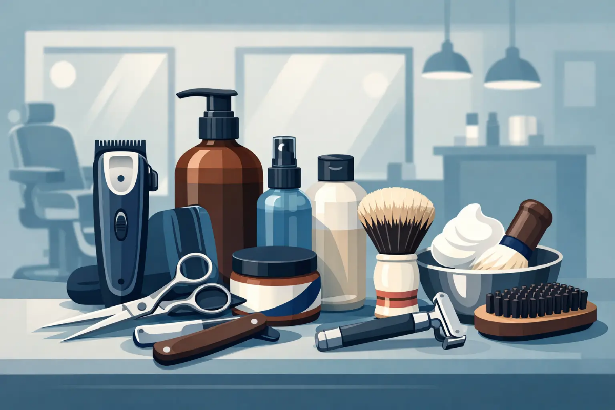 Consumabile esentiale pentru barbershop