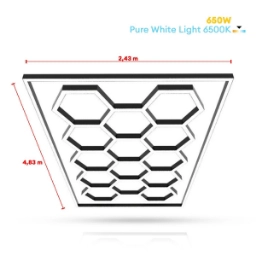  RESIGILAT (31444) Sistem de lumini - 4,83 x 2,43 m - hexagonale  