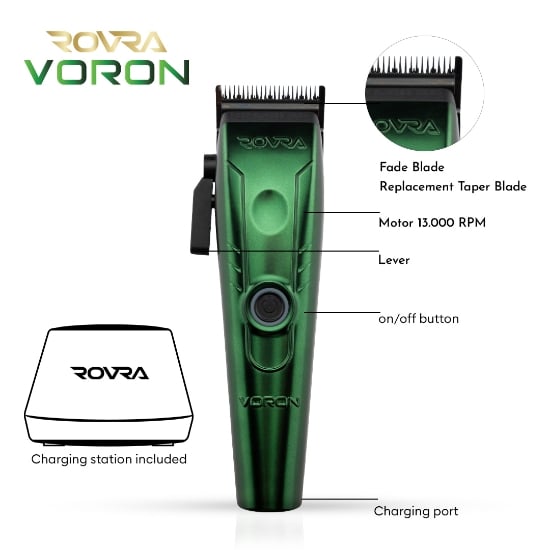 Masina de tuns ROVRA - VORON - 13.000 RPM - fara fir