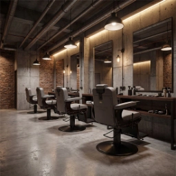 Scaun frizerie - MENOSER -  New York - Gri