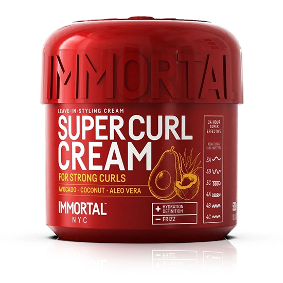 Crema pentru bucle - IMMORTAL -  SUPER - 500 ml  