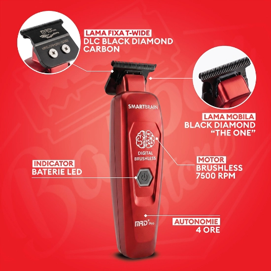 Masina de contur - MRD - Smart Brain - 7.500 RPM - Burgundy