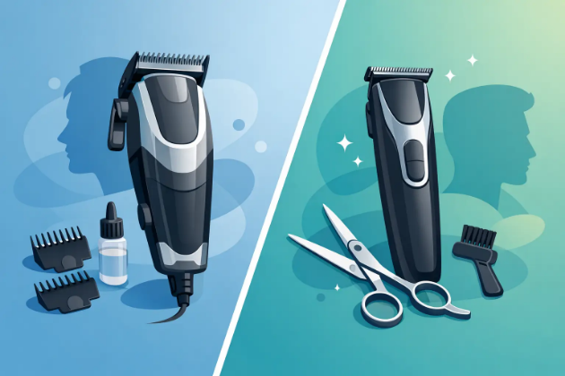 Clipper versus trimmer profesional 