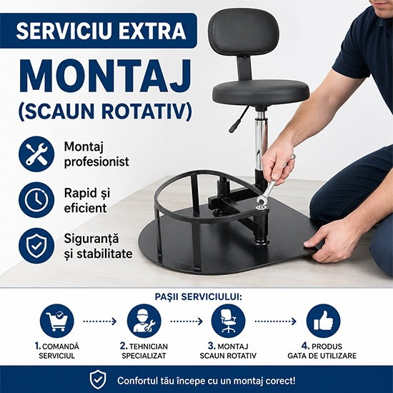 Serviciu EXTRA -Montaj (Scaun Rotativ)