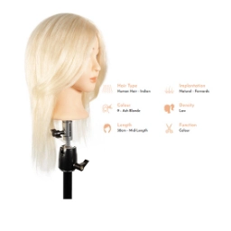 Cap de manechin  EXALTO - CHARLIE - par 100% natural - 1054 - blond