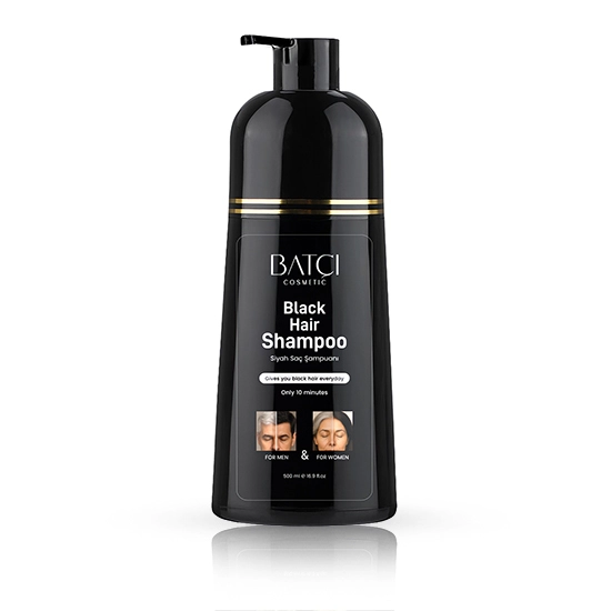 Sampon colorant pentru par - BATCI - Negru 350 ml
