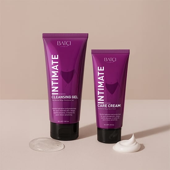 Set igiena intima - cleanser gel/crema/parfum BATCI - femei 