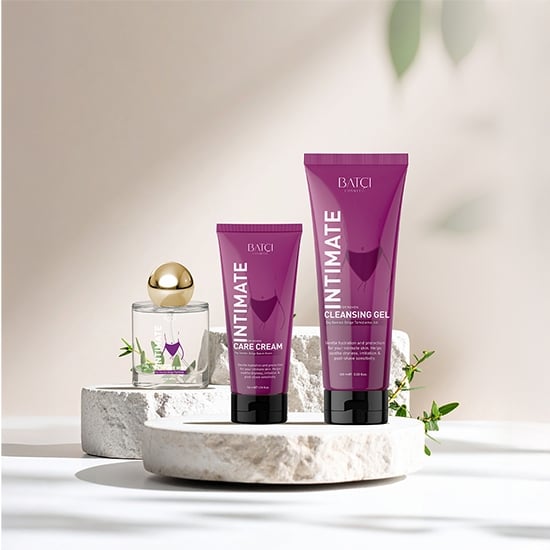 Set igiena intima - cleanser gel/crema/parfum BATCI - femei 