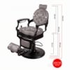 Scaun frizerie - MENOSER - Cordoba - Gri