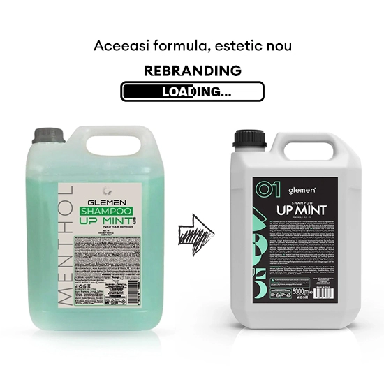 Sampon pentru par - GLEMEN - Menthol - 5000 ml