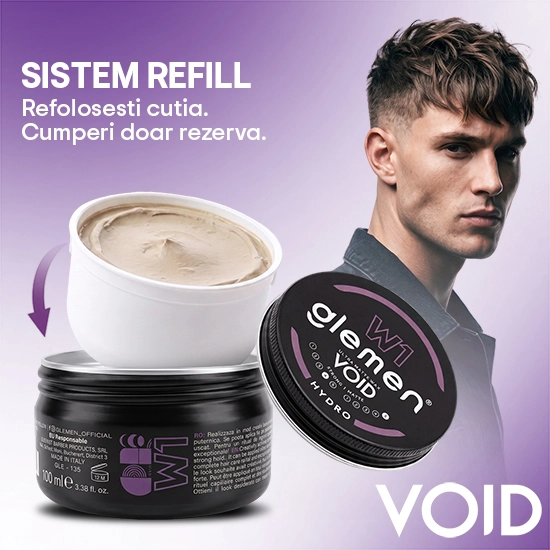 Ceara mata pentru par - Premium - GLEMEN - Void - 100 ml