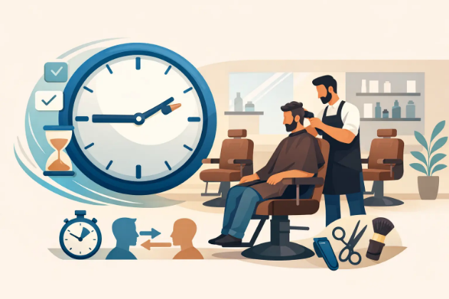 Cum reduci timpul intre clienti-barbershop