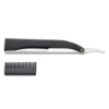 Brici de barbierit/ texturat - KIEPE - cu maner din plastic - 129 - Negru