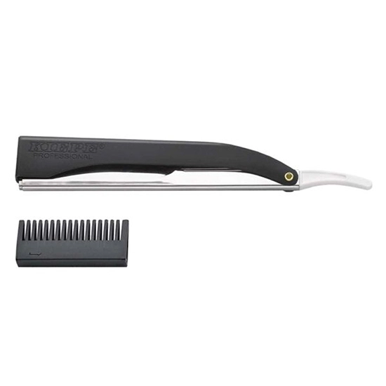 Brici de barbierit/ texturat - KIEPE - cu maner din plastic - 129 - Negru